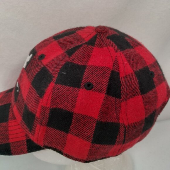 Doodlebug Boutique Steamboat Willie Mickey Mouse Cap Hat Buffalo Plaid Flannel - Picture 6 of 16